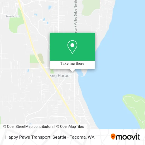 Mapa de Happy Paws Transport