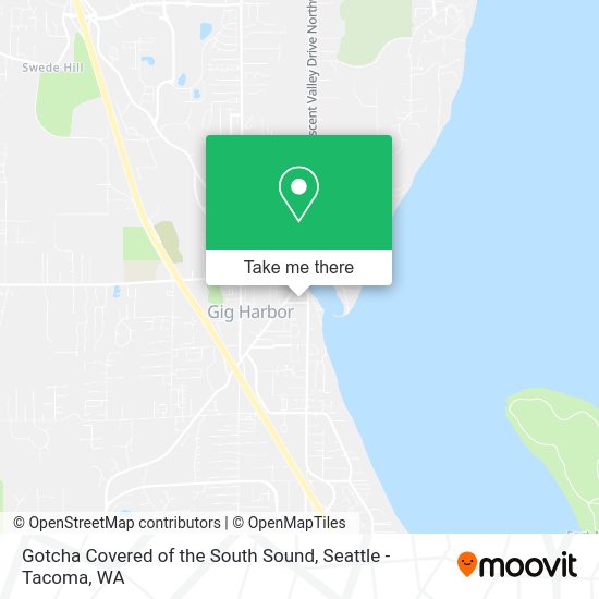 Gotcha Covered of the South Sound map