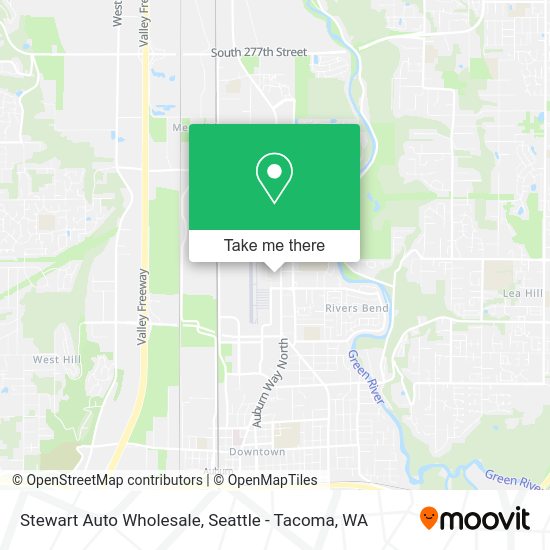 Mapa de Stewart Auto Wholesale