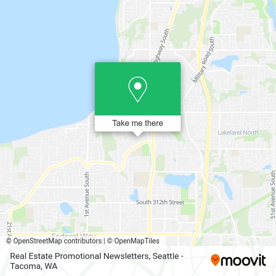 Real Estate Promotional Newsletters map
