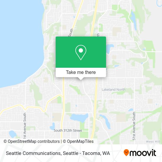Seattle Communications map