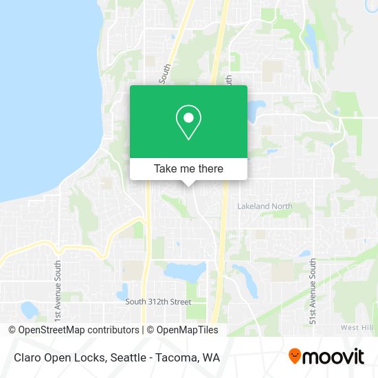 Claro Open Locks map