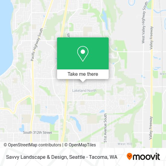 Savvy Landscape & Design map