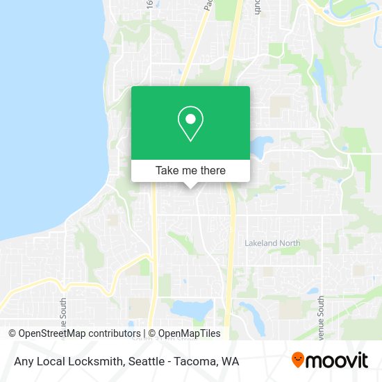 Any Local Locksmith map