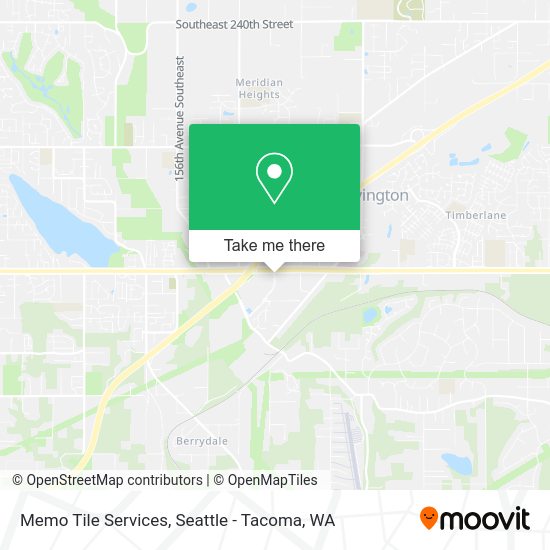 Memo Tile Services map