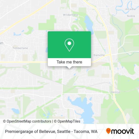Premiergarage of Bellevue map