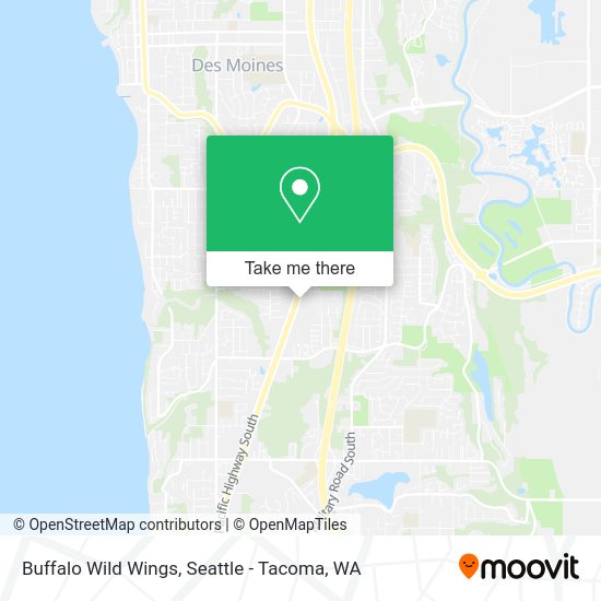 Buffalo Wild Wings map