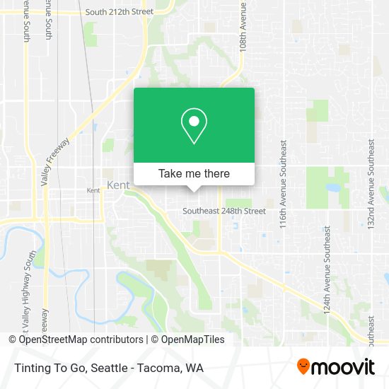 Mapa de Tinting To Go