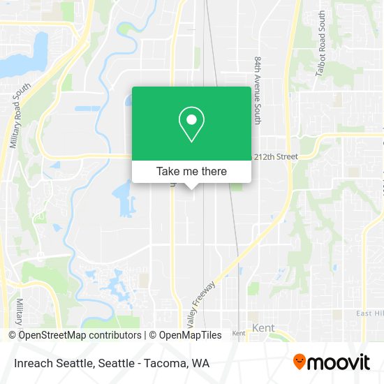 Mapa de Inreach Seattle