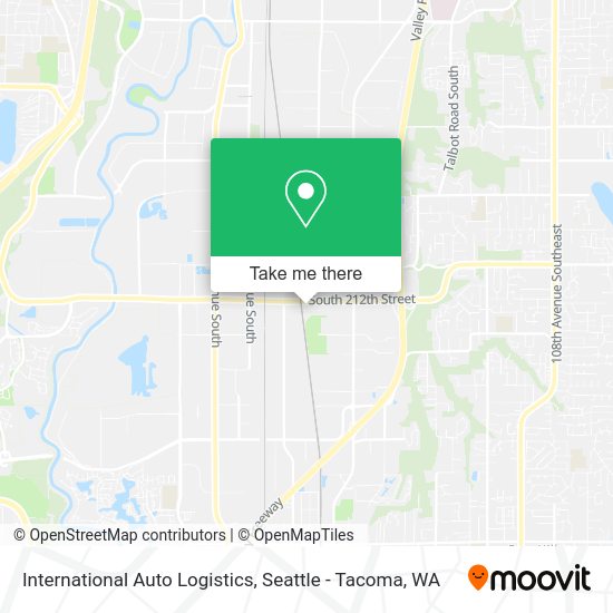 International Auto Logistics map
