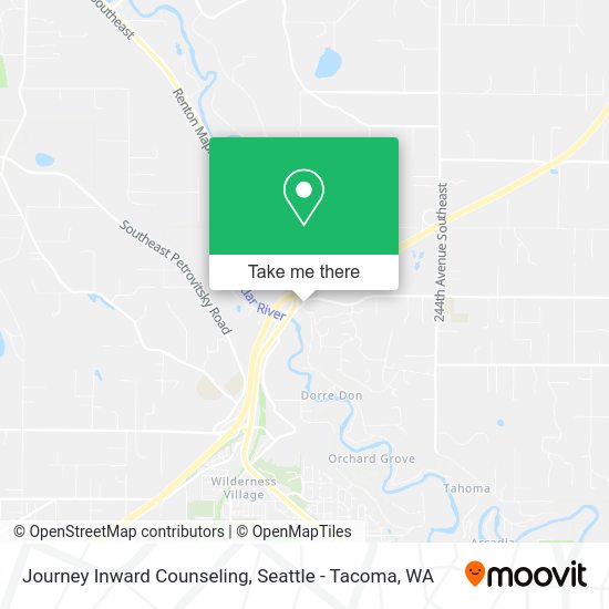 Journey Inward Counseling map