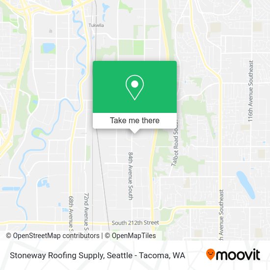 Stoneway Roofing Supply map