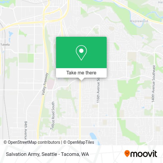 Mapa de Salvation Army