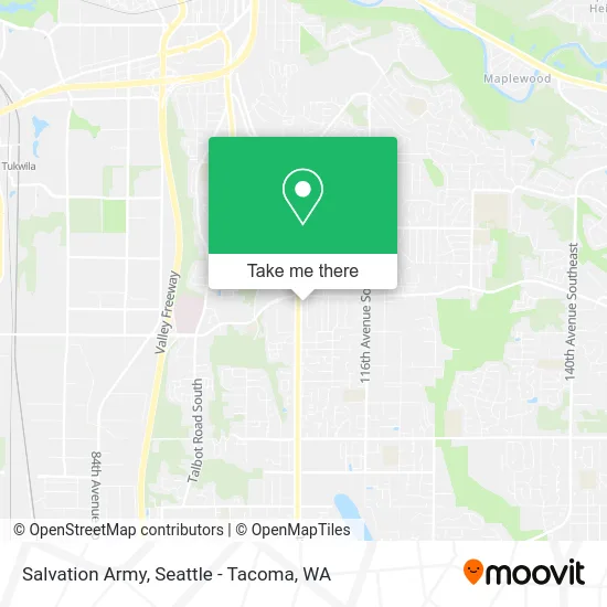 Salvation Army map