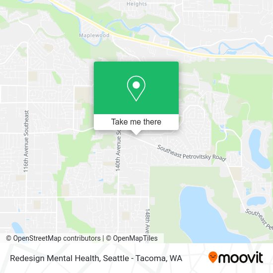 Redesign Mental Health map