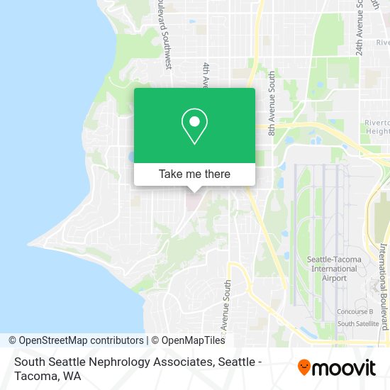 Mapa de South Seattle Nephrology Associates