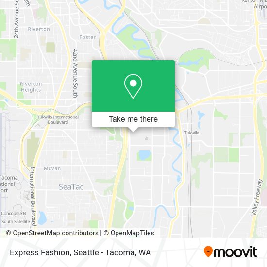 Mapa de Express Fashion