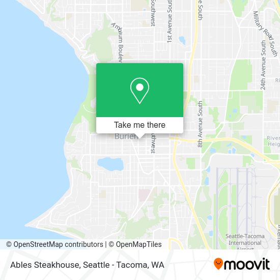 Ables Steakhouse map