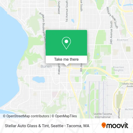 Mapa de Stellar Auto Glass & Tint
