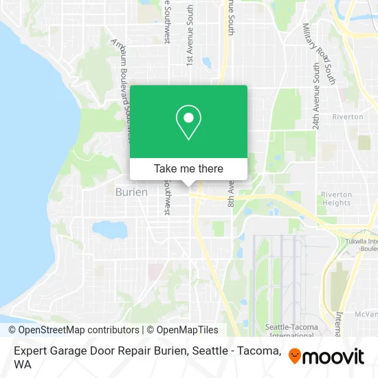 Mapa de Expert Garage Door Repair Burien