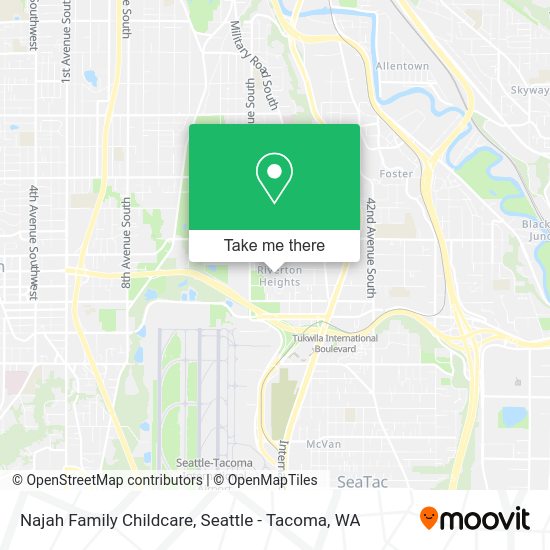 Najah Family Childcare map