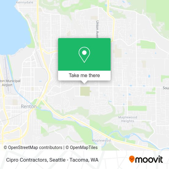 Cipro Contractors map