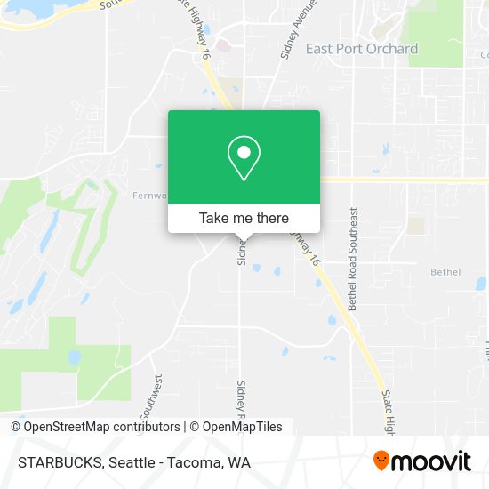 STARBUCKS map