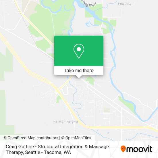 Mapa de Craig Guthrie - Structural Integration & Massage Therapy