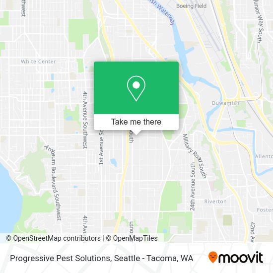 Progressive Pest Solutions map
