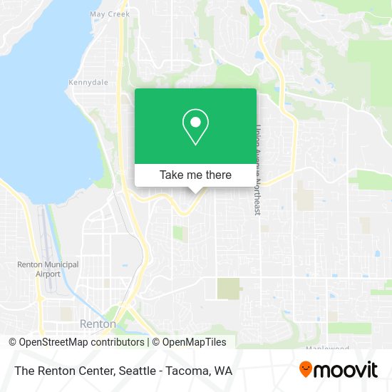 The Renton Center map