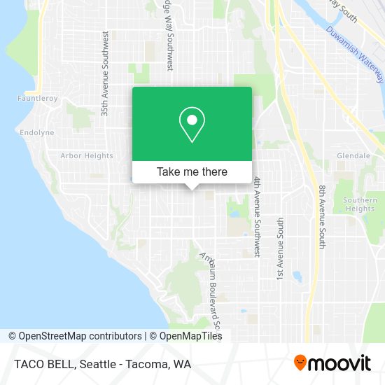 Mapa de TACO BELL