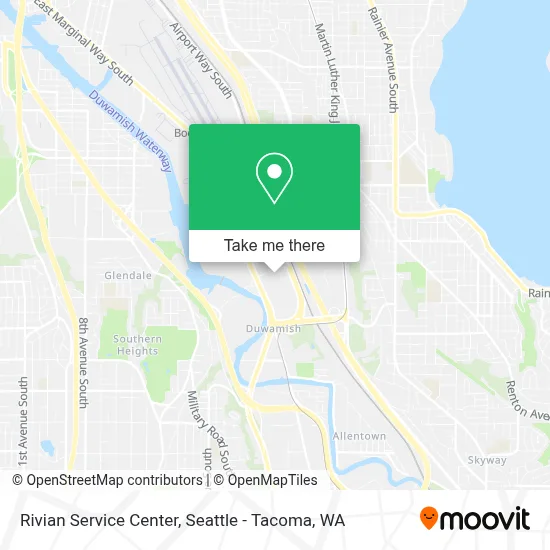 Rivian Service Center map