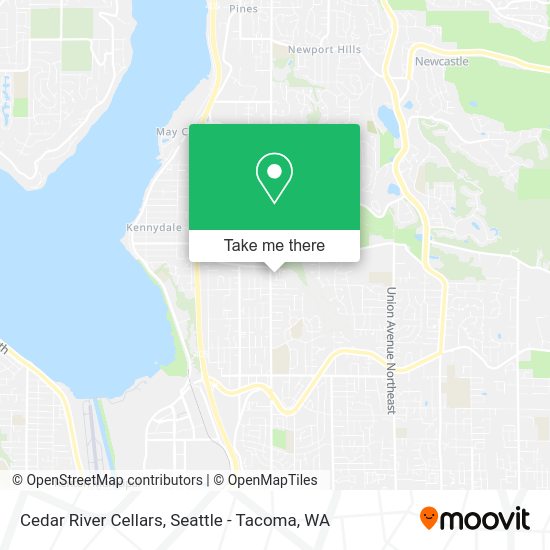 Mapa de Cedar River Cellars