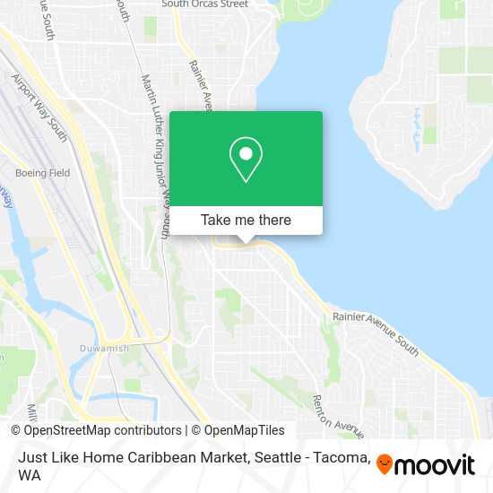 Just Like Home Caribbean Market map
