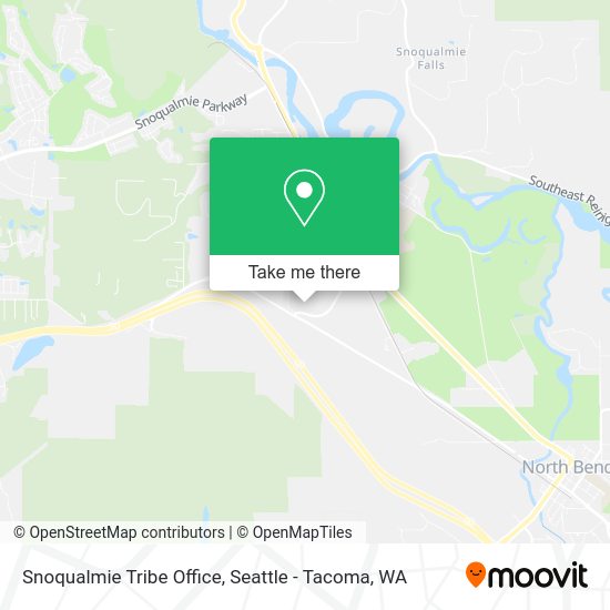 Mapa de Snoqualmie Tribe Office