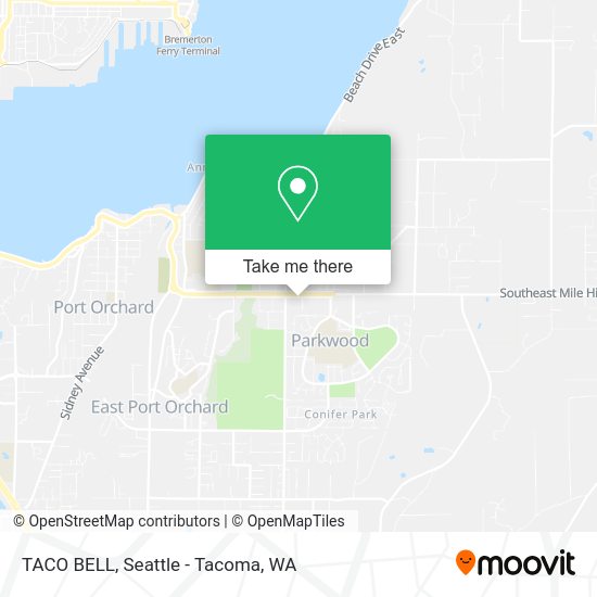 TACO BELL map