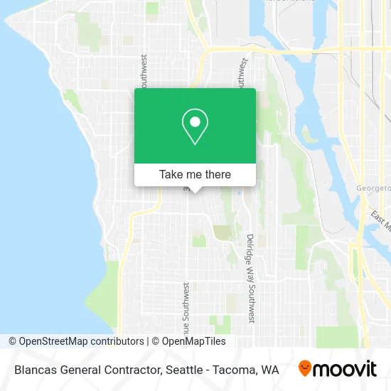 Blancas General Contractor map