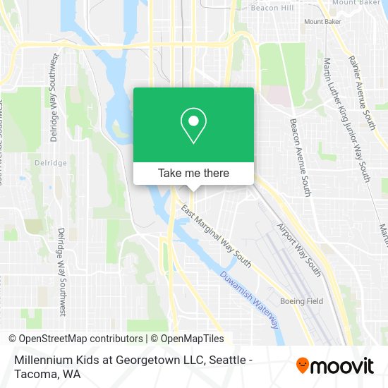 Mapa de Millennium Kids at Georgetown LLC