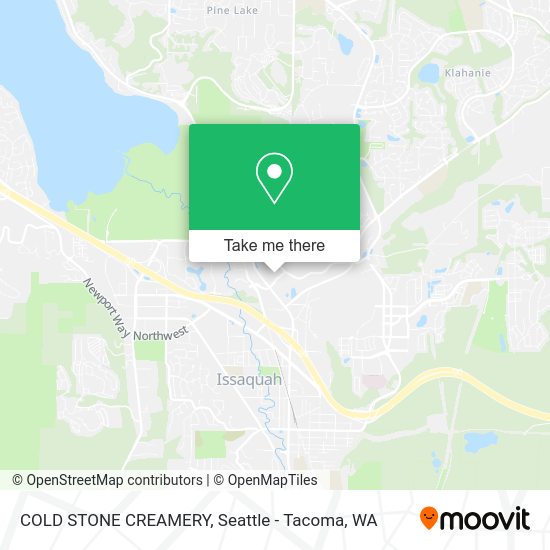 Mapa de COLD STONE CREAMERY