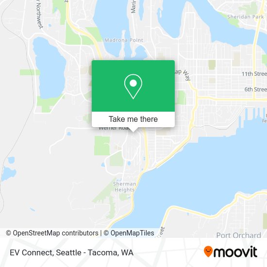 Mapa de EV Connect
