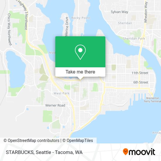 STARBUCKS map