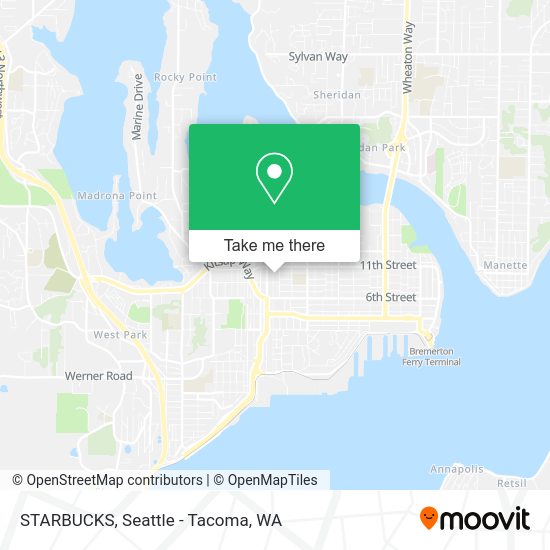 STARBUCKS map