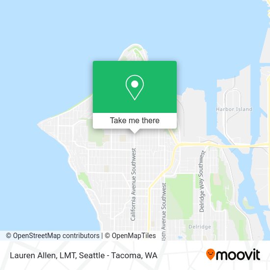 Lauren Allen, LMT map