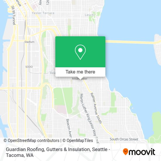 Guardian Roofing, Gutters & Insulation map