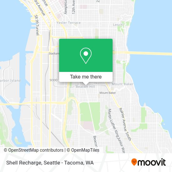 Shell Recharge map