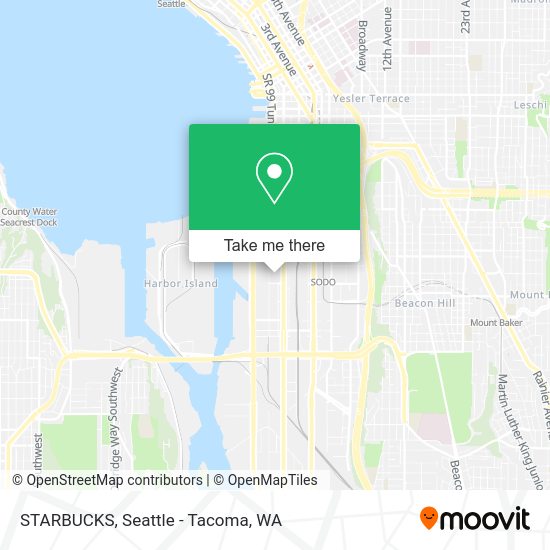 STARBUCKS map