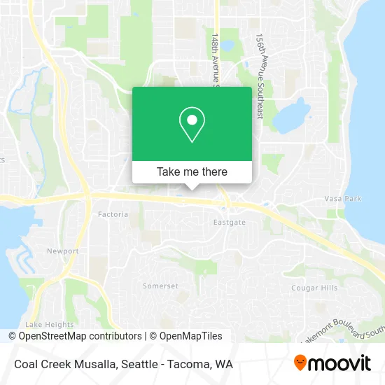 Coal Creek Musalla map