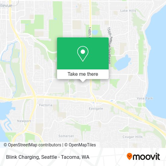 Blink Charging map