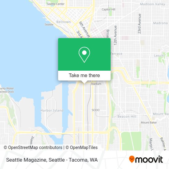 Mapa de Seattle Magazine