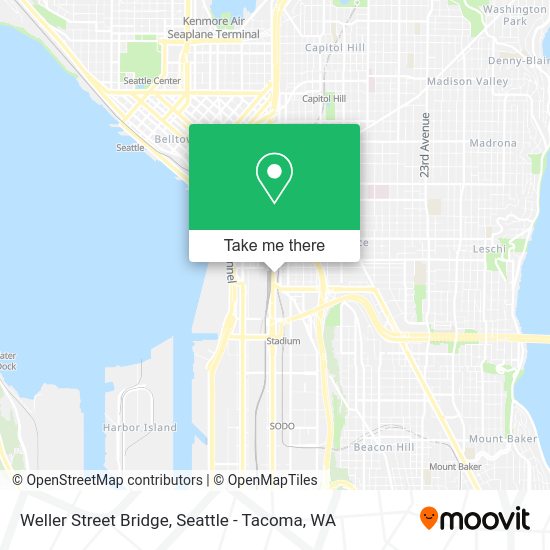 Mapa de Weller Street Bridge